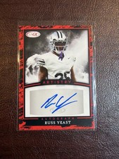 2022 Sage Artistry RUSS YEAST #A-RY Rookie AUTO - RAMS FOOTBALL CARD