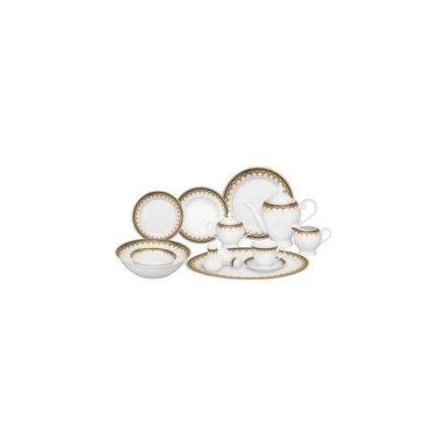  Lorenzo Import Iris 57-Piece Porcelain Dinnerware Set