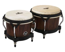 Latin Percussion Matador Series Wood Bongos - Whiskey Barrel