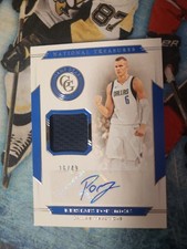 2019-20 National Treasures Kristaps Porzingis Game Gear Autographs #/49