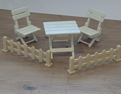 Vintage 1985 Sylvanian Families Möbel TOMY - Gartenartikel