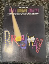 The Best Broadway Songs Ever 1991 Hal Leonard Songbook P/V/G