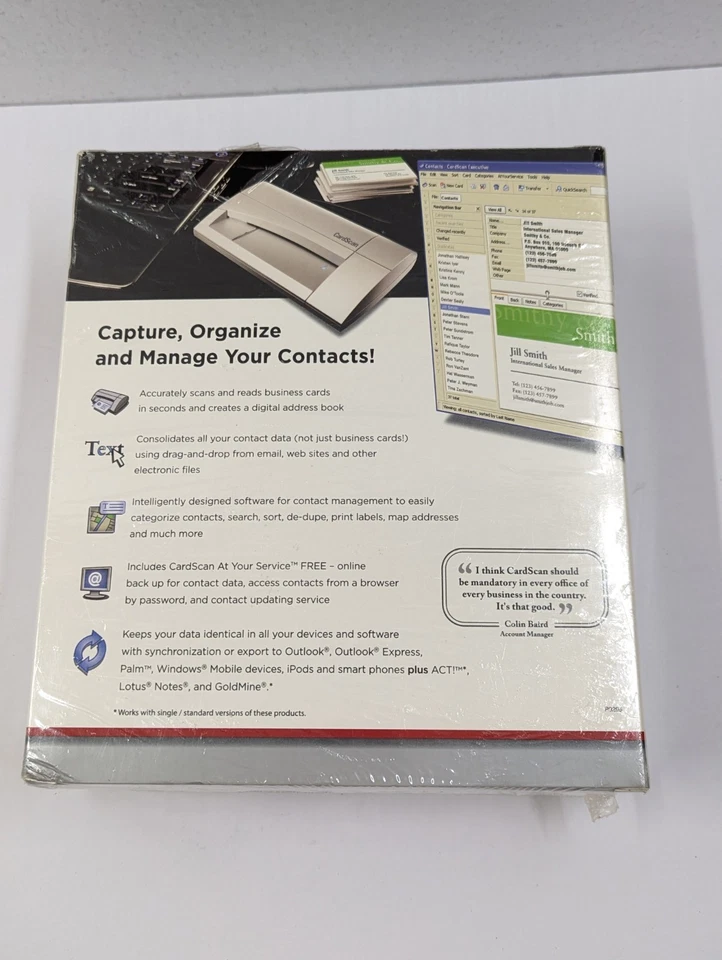 CardScan Executive Desktop Business Card Scanner NEW & SEALED  - Image 3 of 4