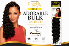 CHERISH ADORABLE BULK 24" SYNTHETIC LONG CURLY HAIR EXTENSION CROCHET BRAIDS