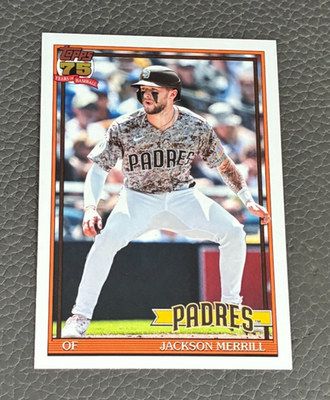2026 Topps Series 1 Jackson Merrill 1991 Topps Anniversary #T91-78