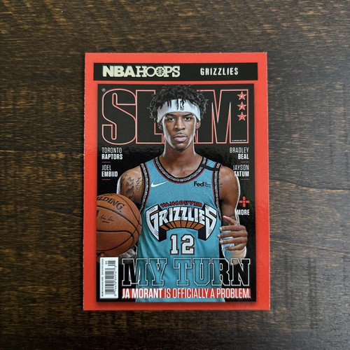 Panini 2020-21 NBA Hoops SLAM Ja Morant #18 Memphis Grizzlies Basketball Card