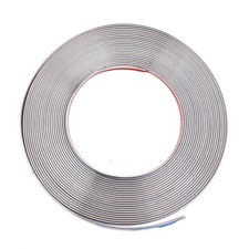 15mx8mm Zierstreifen Autoaufkleber Felgenrandaufkleber Kuehlergrill Innen Silber