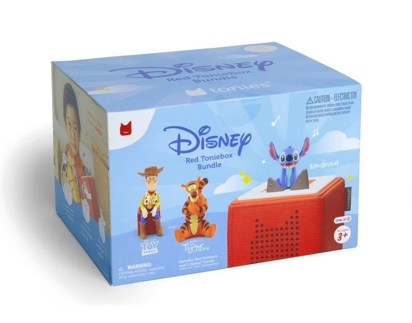 Tonies Disney Red Toniebox Bundle with Tigger, Woody, and Stitch- NEW - Image 3 of 4