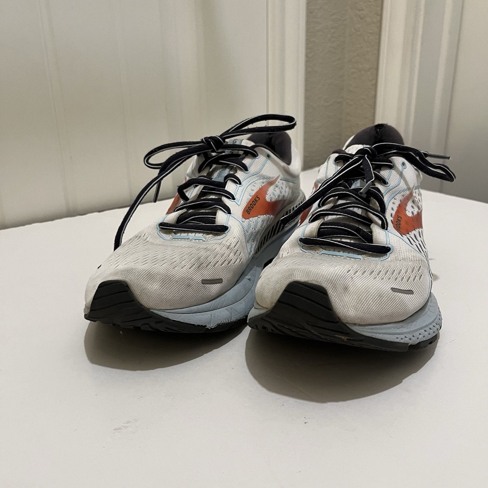 Brooks Adrenaline GTS 21 Women's Running Shoes Size 11 B (Medium) White Blue thumbnail 3