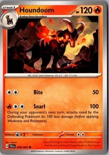 Carta Pokemon Houndoom 008/064 comune favola avvolta leggermente giocata TCG singola