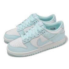 Nike Dunk Low GS White Glacier Blue Kids Youth Women Casual Shoes FB9109-105