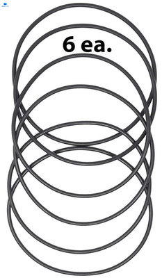 151122 Oring Compatible with Big Blue, Pentek, Pentair O-Ring OEM Size Black 