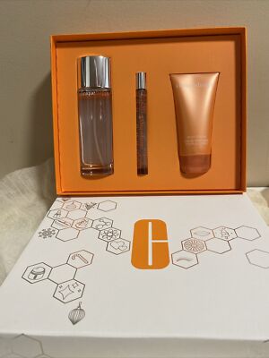Clinique Perfectly Happy Fragrance 3-Pc Gift Set for Women NIB Sealed FRESH 