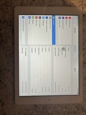 Apple iPad Air 1st Gen. 32GB, Wi-Fi, 9.7in - Silver Cracked screen 