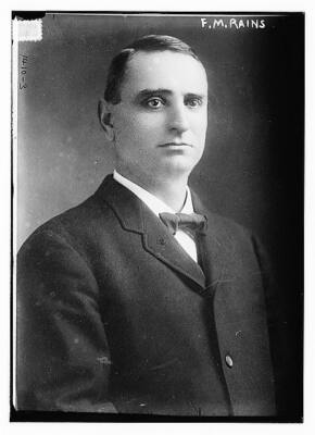 F.M. Rains c1900 Large Old Photo
