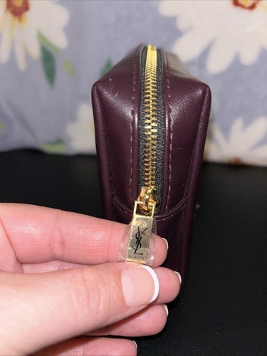 NEW YSL Burgundy Cosmetic Makeup Bag & Starbucks Tumbler & Wet Wild Brushes - Picture 4 of 11
