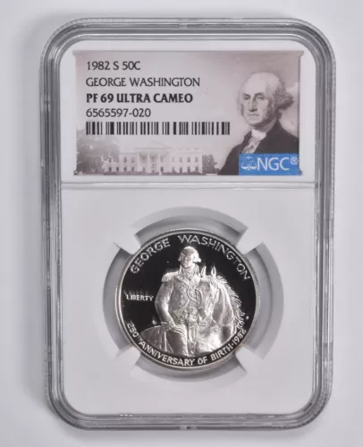 1982-S PF69 George Washington Commemorative Half Dollar NGC Special Label