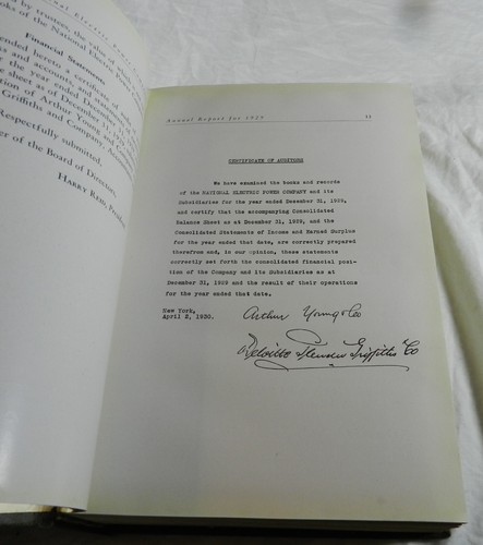Jahresberichte 1929 - National Electric Power Company und Tochtergesellschaften - Bild 3 von 13