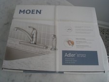 Moen Adler 87202 kitchen faucet - single handle, low arc design. New in Box
