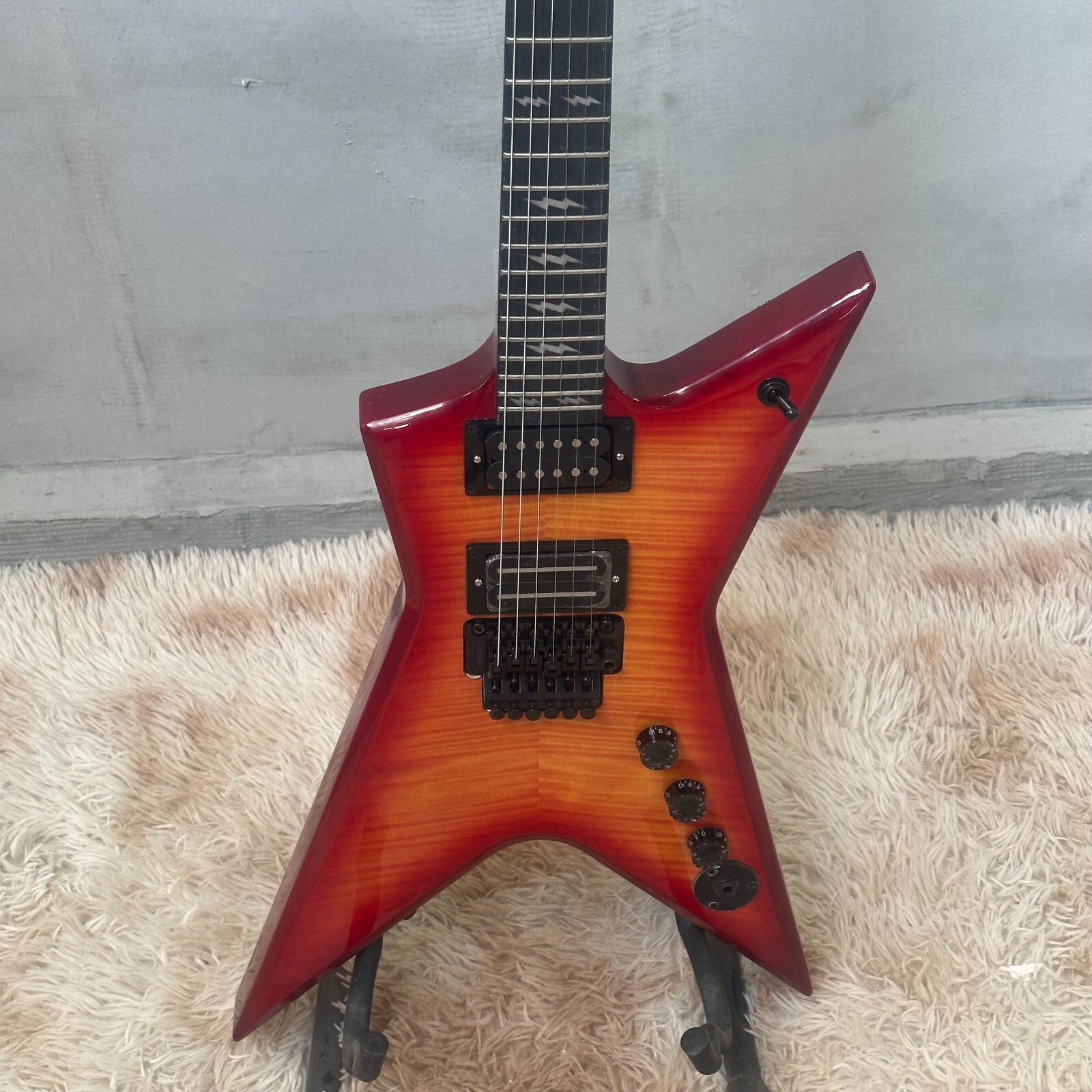 DEAN Electric Guitar ML79 FLOYD FLAME TOP TRANS BRAZILIA Dimebag