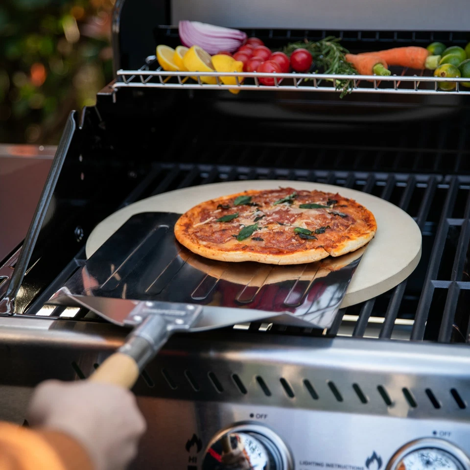 Royal Gourmet Juego de 3 Piezas Pizza Pelar y Cortar, Parrilla Barbacoa Horno Herramientas para Hornear Foto 4 de 4