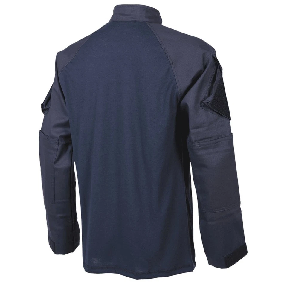 Camiseta de combate con cremallera 1/4 Tru-Spec Navy Camiseta táctica resistente al fuego Foto 2 de 4