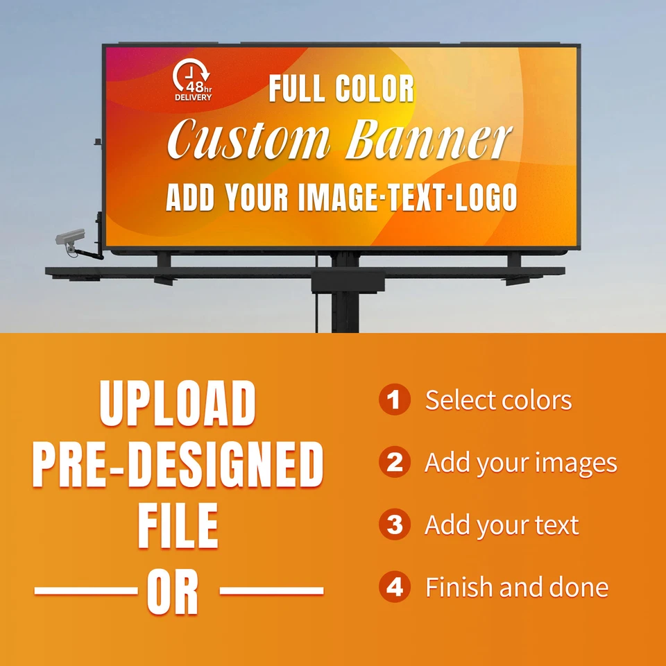 Custom Vinyl Banner and Sign, DIY Custom poster for Business Indoor Outdoor - Image 4 of 4