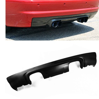 1pc Matte Black Rear Diffuser Lip For BMW E46 M3 2 Door 2000-2006 2001 CLS Style