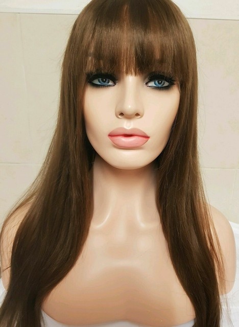 Isis Brown Sugar Human Hair Blend Soft Swiss Lace Front Wig