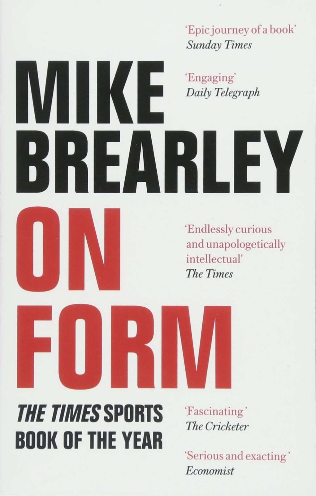 On Form: The Times Book of the Year, Brearley, Mike, Very Good condition, Book