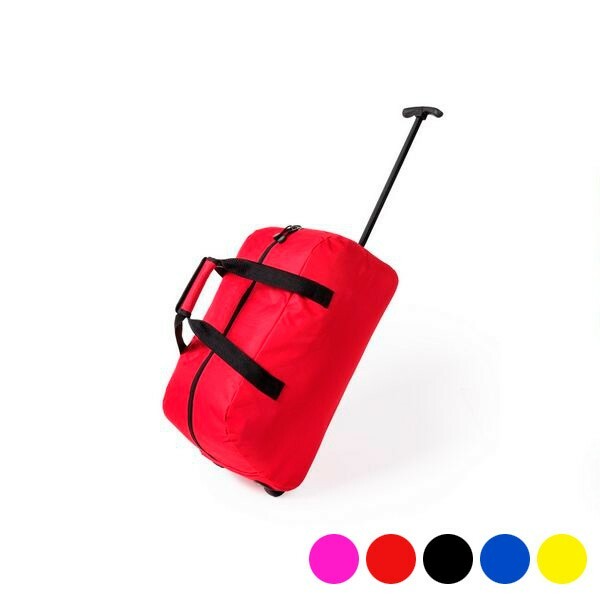 Sac de voyage trolley à 2 roues 55cm bagage cabine rouge pour homme et femme