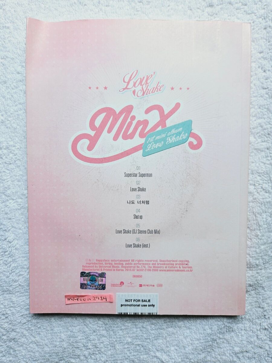 DREAMCATCHER MINX Love Shake Signed Promo Album Autographed DREAMCATCHER MINX Love Shake Signed Promo Album Autographed