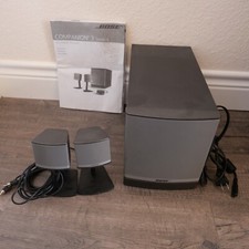 Bose Companion 3 Series II Multimedia Speaker System Subwoofer NO Volume Control
