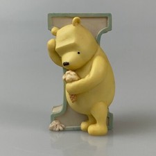 Disney Classic Pooh Letter I Is For Ice Cream Nursery Decoration Figurine