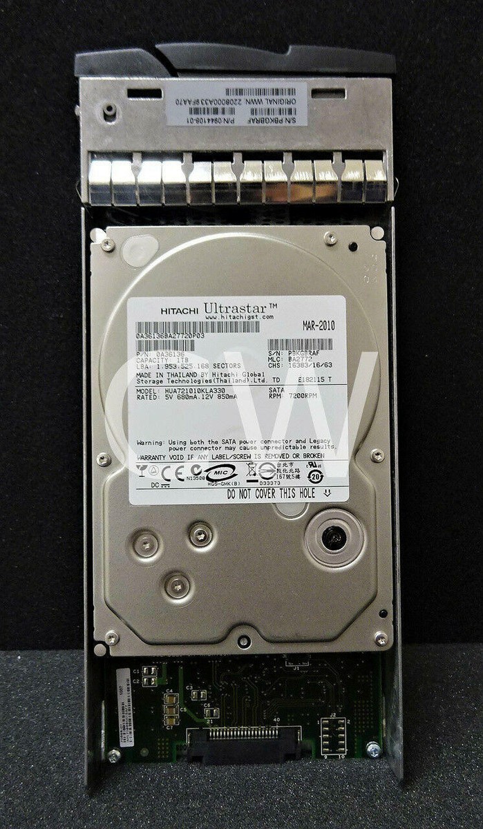 H01【4台セット】HITACHI Ultrastar 1TB HDD 0A36136 Hitachi ULTRASTAR 1TB 7200RPM 6Gbps 3.5