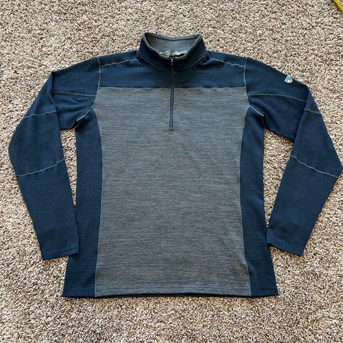 Pull Klim Revolt 1/4 Zip Bleu Gris - Maillot Cross