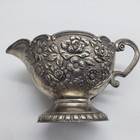 Eales 1779 no 928  Creamer Tray Silver Plated Porcelain Rose Victorian Pattern — photo 8