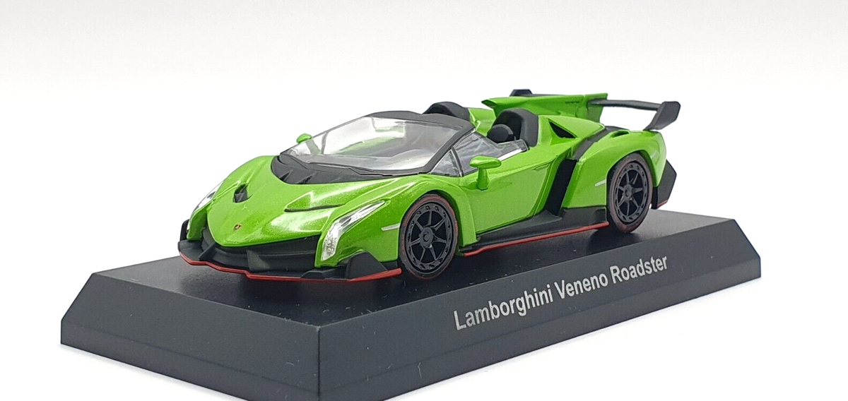 Kyosho 1/64 LAMBORGHINI VENENO ROADSTER GREEN diecast car model | eBay