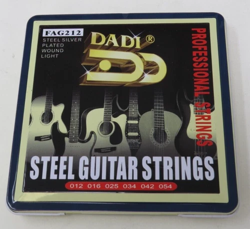 Steel Silver Plated Wound Light Guitar Strings FAG212