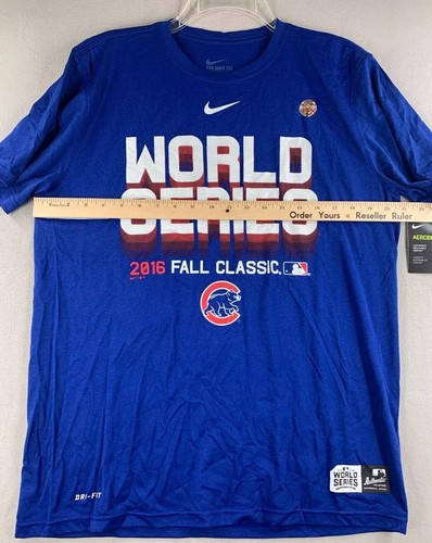 Chicago Cubs Nike 2016 World Series Authentic Collection T-Shirt Dri-FIT Men MLB - Picture 8 of 11