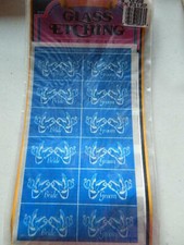 Armour Rub N Etch Stencils Bride  Groom glass acid etching wedding