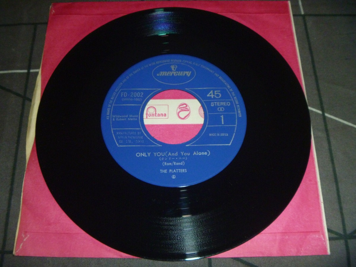 The Platters - Only you Original 1975 Japan release 7