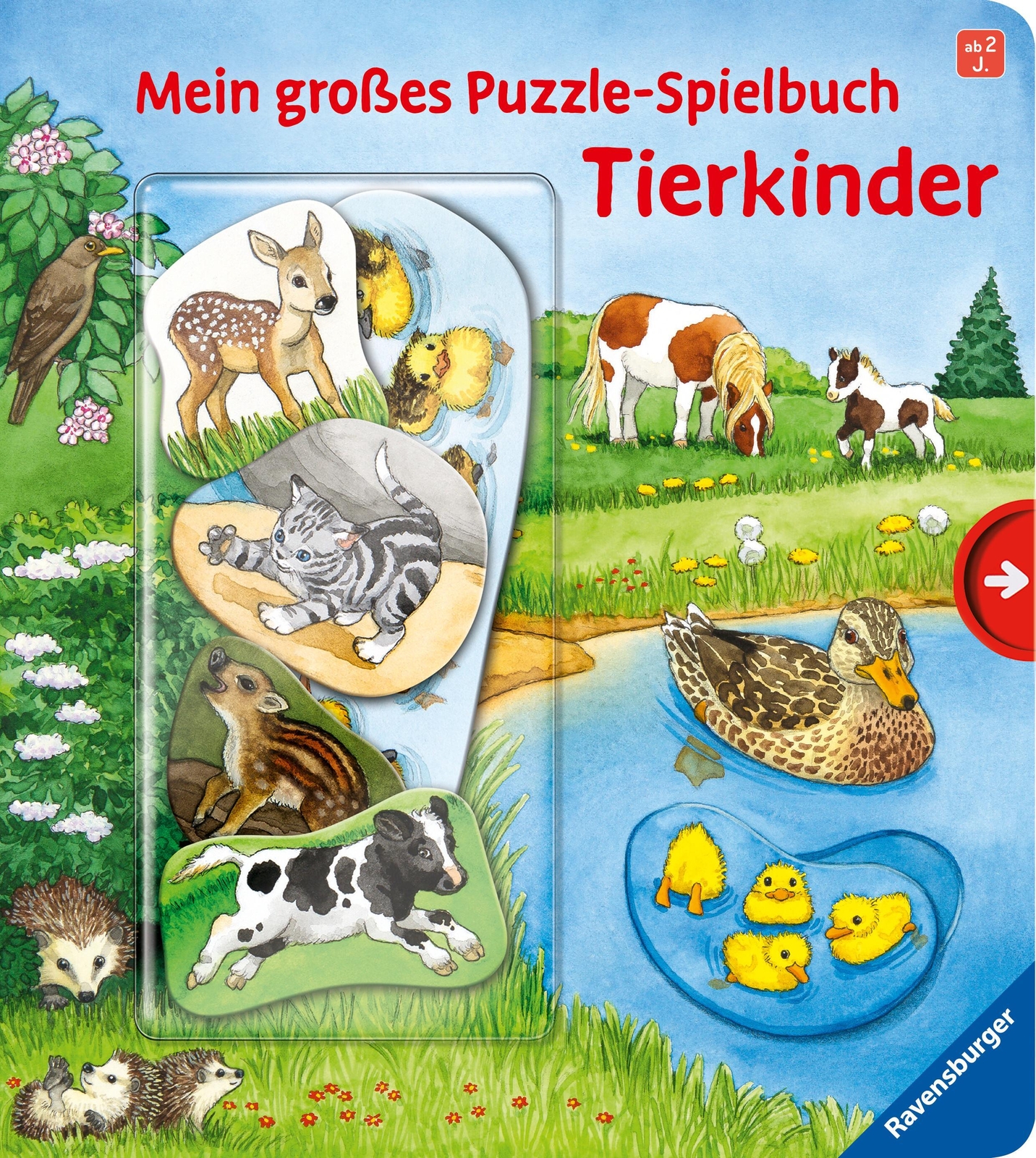 Thumbnail - Frauke Nahrgang Mein Großes Puzzle-spielbuch: Tierkinder 9783473438129