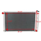 3 Row Aluminum Radiator for 1973-1986 Chevy/GMC C/K C10 C20 C30 Pickup Suburban