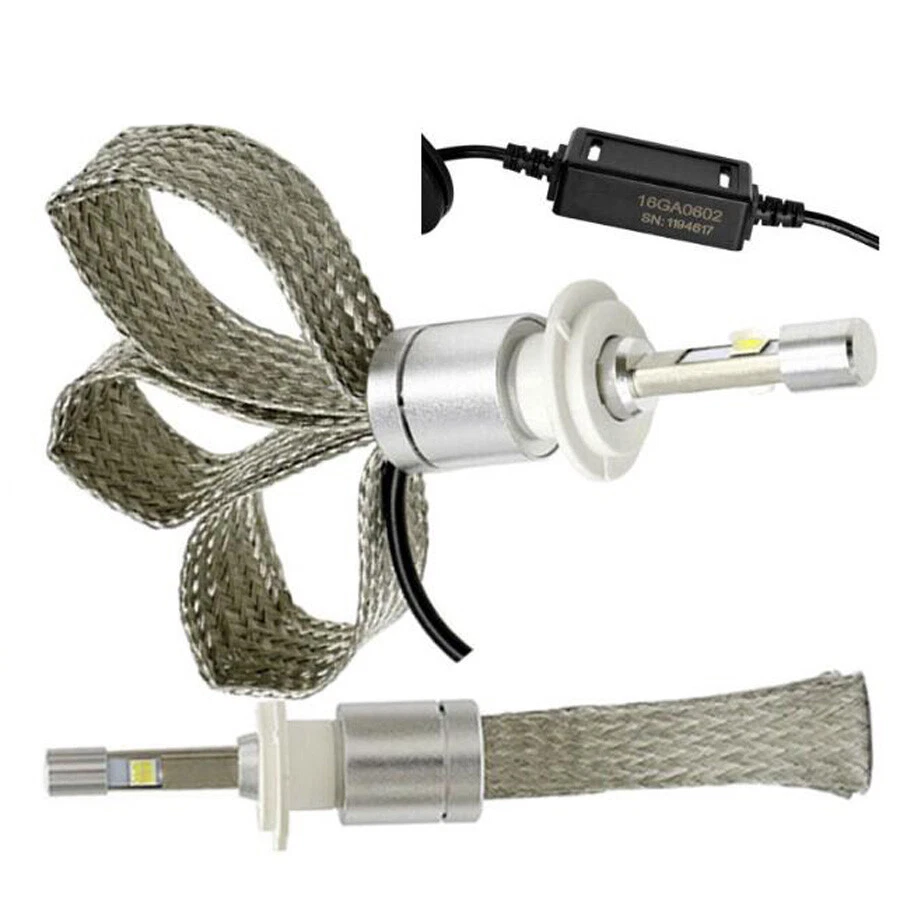 12-24伏2件装LED大灯LED H4灯泡80W H4汽车灯汽车配件灯 — 第 3/4 张图片