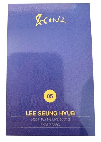 N.Flying Lee SeungHyub Live &Con2 Official Photocard KPOP Live&Con 2 - Picture 2 of 2