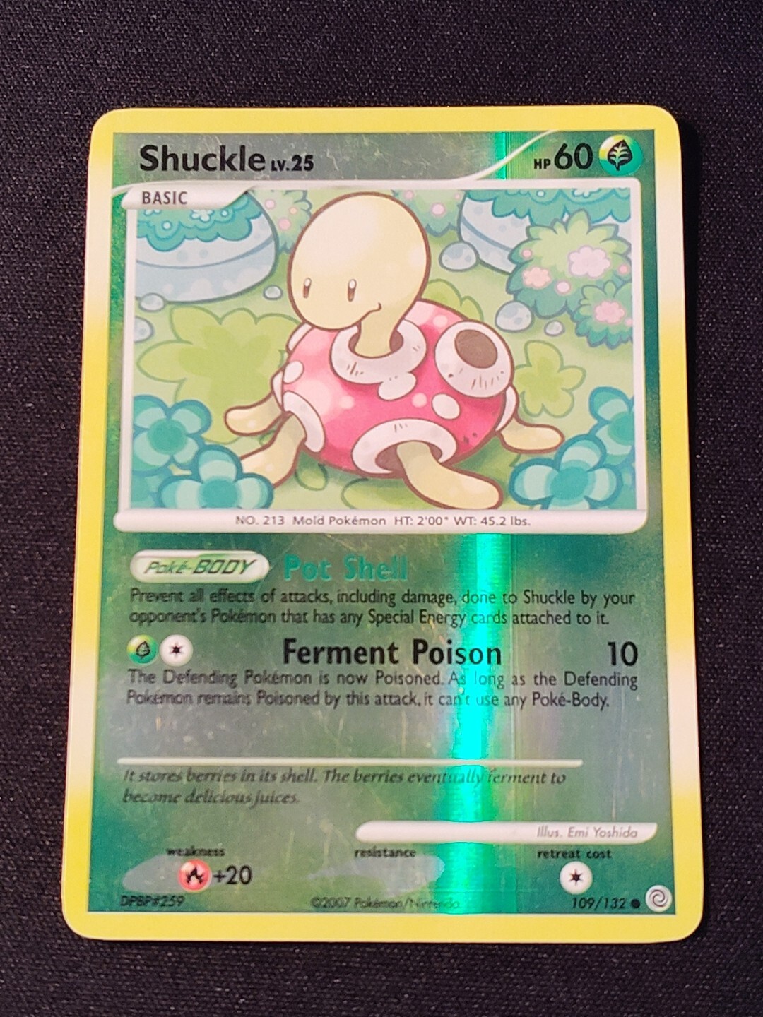 Shuckle 109/132 Pokemon Card Reverse Holo Foil Lightly Played LP