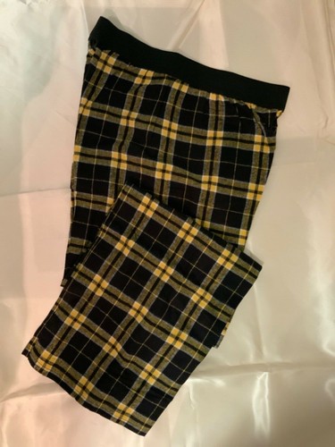 Youth Classic Flannel Pants in Navy/Yellow or Orange/Black personalization avail - Picture 2 of 6