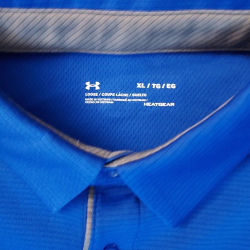 Under Armour Blue Heatgear Loose Shirt XL - Picture 4 of 11