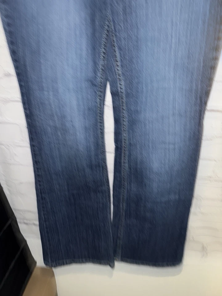 Route 66 Blue Jeans LOW RISE FLARE Stretch EUC Women's Size 10L - Image 3 of 4